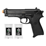 Pistola De Airsoft Spring Sp92 6mm Qgk 2000 Bbs