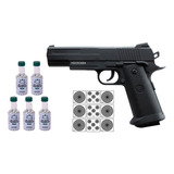 Pistola De Airsoft Vigor V18 Spring 6mm Ação Rápida