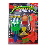 Pistola De Brinquedo Arco E Flecha Lança Dardos Arma Alvo