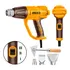 Pistola De Calor Ingco 2000w Hg200078 Com Acessórios Amarelos