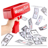 Pistola De Dinheiro Lançador De Notas Para Festas Money Gun