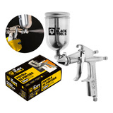 Pistola De Pintura Aerógrafo K3 De Gravidade Bico 0 5mm 125 Ml Btpt1200 The Black Tools