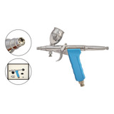 Pistola De Pintura Aerógrafo Retoque Steula Bc66 Bico 0 3