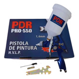 Pistola De Pintura Automotiva Pdr Pro 550 1 4mm 600 Ml Hvlp