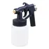 Pistola De Pintura Bico 1.3mm Com Copo De 500ml 2 Bicos Cor Preto Bivolt