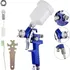 Pistola De Pintura Gravidade Bico 0 8mm Para Retoque Profissional H2000 Premium Wwsoldas