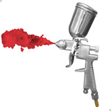Pistola De Pintura K3 Bico 0 5mm 150ml Aerógrafo Gravidade