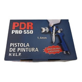 Pistola De Pintura Profissional Hvlp 600ml 1 4mm Pro 550 Pdr