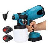 Pistola De Pintura Pulverizadora Elétrica Bivolt 2x Bateria
