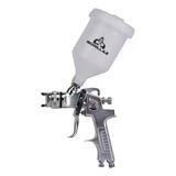Pistola De Pintura Verniz Profissional Bico 1 4mm 600ml Cor Branco Grz 600p Gorillaz