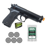 Pistola De Pressão Airsoft Beretta M92 Spring Mola Kwc 6mm