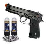 Pistola De Pressão M92 Kwc Rossi Esferas De Alumínio 6mm