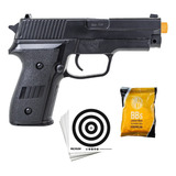 Pistola De Pressão Rossi Airsoft Vg P226 2124 Mola 6mm