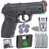 Pistola De Pressão Rossi C11 Airgun Co2 4 5mm Combo Airsoft