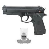 Pistola De Pressão Spring M92 6mm Kwc esferas De Aluminio