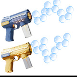 Pistola Lança Bolhas De Sabão Toys C Luz Brinquedo