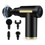 Pistola Massageadora Elétrica Miofascial Corporal Fisioterap Cor Preto 110v 220v