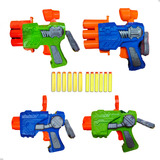 Pistola Nerf Lançador De Dardos Crianças Kit 4 Armas Oferta
