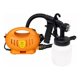 Pistola Pintura Eletrica Pulverizador Bico Metal Paint Plus Cor Laranja Voltagem 220v