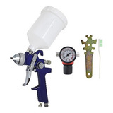 Pistola Pintura Hvlp Bico 1 4 600 Ml Automotiva Profissional