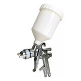Pistola Pintura Profissional 1 4mm Gravidade 600ml Cromado