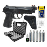 Pistola Pressão Airgun C12 4 5mm Co2 Gas Esfera Aço Rossi