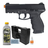 Pistola Pressão Airgun Kwc 24 7 4 5mm Spring Esfera Case
