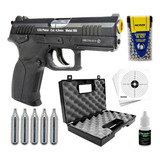 Pistola Pressão Airgun W129 Slide Metal Co2 4 5mm Blowback