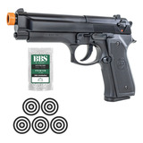 Pistola Pressão Airsoft Beretta M92 Spring Mola Kwc 6mm Show