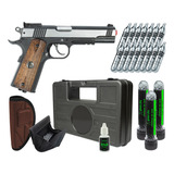 Pistola Pressão Co2 Colt 1911 Special 4 5 Kit Atirador Pro