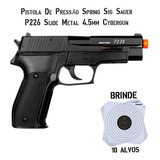 Pistola Pressão Mola Sig Sauer P226 Slide Metal 4 5mm Alvo