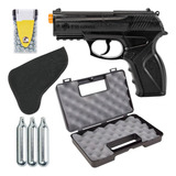Pistola Pressão R11 c11 Co2 4 5 Wingun maleta coldre esfera