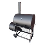 Pit Smoker Cap Até 50kg Esp 3mm Firebox Cilindrica