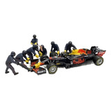 Pit Stop Fórmula 1 Red Bull Figuras 1 18 American Diorama