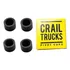 Pivot Cups   Chupeta Crail Skate  jogo C  04 Unidades  Preto