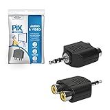 Pix Adaptador P2 Macho Estereo / 2x Rca Femea