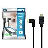 PIX Cabo HDMI 2 0 4K 19 Pinos   Plug 90 Graus  3 Metros