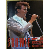 Pl533 Revista Pôster Bizz David Bowie Tamanho 8 Páginas