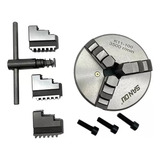 Placa 100mm P Torno 3 Castanha 4 Pol Universal 3 Castanhas