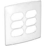Placa 3 3 Postos Separados 4x4 Nereya Gloss Sugar