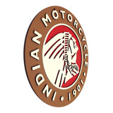 Placa 3d Indian Moto