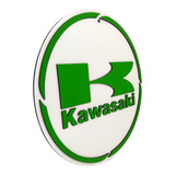 Placa 3d Kawasaki Moto