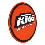 Placa 3d Ktm Moto Marca Garagem Decorativa Mdf Relevo P044