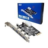 Placa 4 Saídas Usb 3-0 Pci-express Multiplicador 5 Gbps I Placa De Expansão PCI-Express USB 3-0 4 Portas Transferência Até 5 Gb-s I Adaptador De Controlador Hub USB PCIE Para Conectar 4 Dispositivos