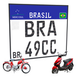 Placa 49cc Ciclomotor Shineray Bike Motorizada Mobilete