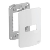 Placa 4x2 1 Posto Com Suporte Weg Compose