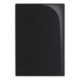 Placa 4x2 Cega Suporte Apoio Preto Lisse
