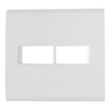 Placa 4x4 2 Módulo Branco C Suporte 57106023 Tramontina Liz