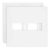 Placa 4x4 2 Posto Infiniti Branco Com Suporte