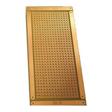 Placa 5x10 Universal Padrão Perfurada Ilhada Fibra Fenolite